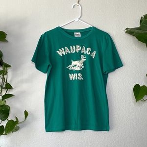 Stranger Things Waupaca Green T-shirt